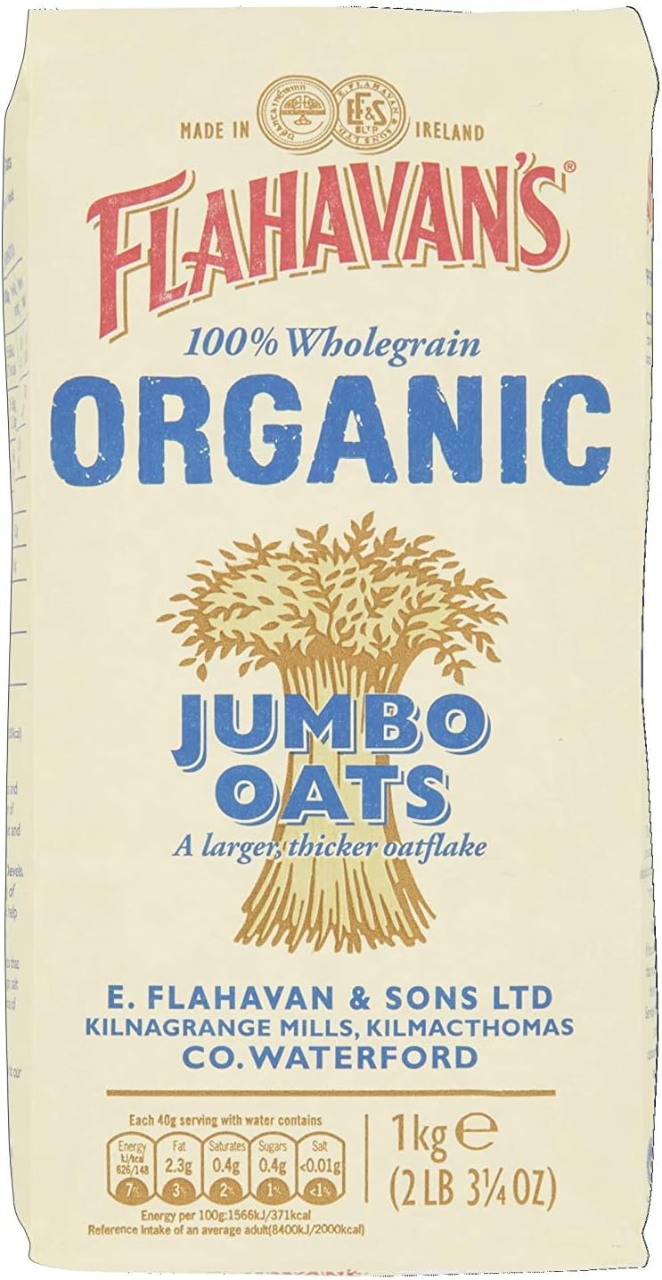 Flahavan's Organic Jumbo Oats - 1kg