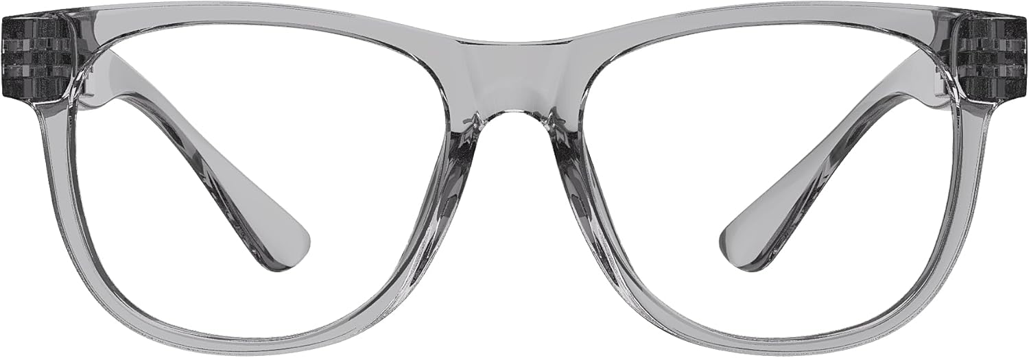 Eyekepper 6 Pack Metalless Reading Glasses with Screwless Spring Hinges Large Frame Readers for Men