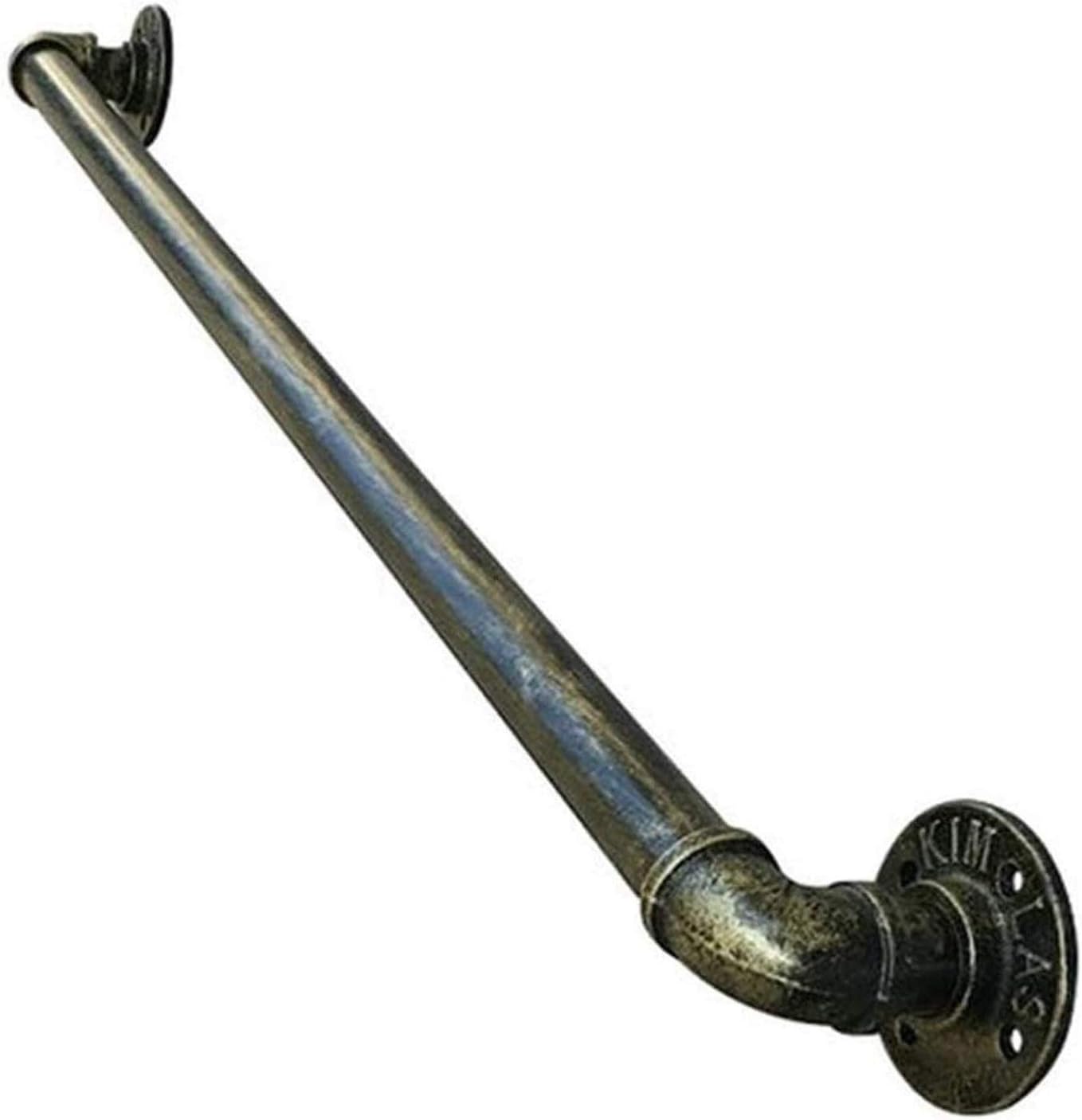 Outdoor Grab Rail, Staircase Handrail Banister Stairs Rail Support Kit, Stairway Railing for Indoor Outdoor Hand Rails/External Outside Wall Mount, Antique Bronze (Size : 3ft/90cm)