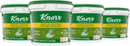 Knorr Professional Caldo de Vegetales, Vegetarian Bouillon, 4.4 lb (Pack of 4), Granulated Base, Bouillon as a Base, Marinade, Flavor Enhancer, Shelf Stable Convenience, 0g Trans Fat
