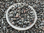 WHOLESALE Natural Semi Tumbled Flame Gemstone Chips, Flame Crushed Mini Crystals, Undrilled Crystal Chips (Flame, 1 Pound)