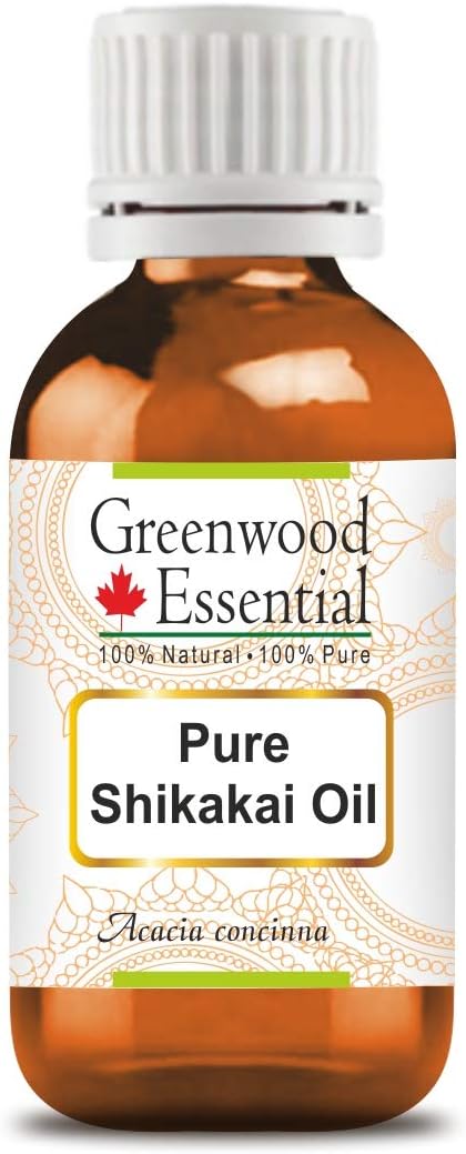 Greenwood Essential Pure Shikakai Oil (Acacia concinna) Natural Therapeutic Grade 100ml (3.38 oz)