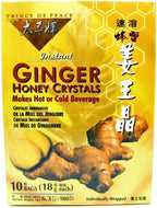 Instant Ginger Honey Crystals 10 Teabags (18 gr each)