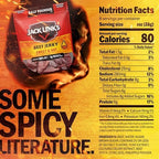 Jack Link's Beef Jerky Half Pounder - Sweet & Hot - 100% Real Beef - Ready to Eat Real Meat Protein Snacks - 9g Protein per Serving - 8 oz Large Jerky Bag