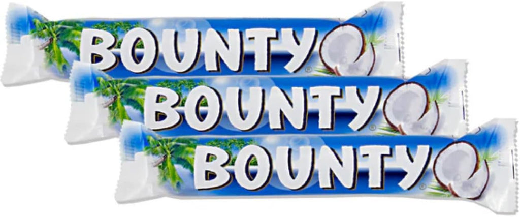 Bounty-Milk Chocolate & Coconut Bar, Twin Pack 57g, Pack of 3