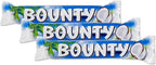 Bounty-Milk Chocolate & Coconut Bar, Twin Pack 57g, Pack of 3