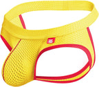 KAREN SPACE Men's Jock Strap Breathable Mesh Sexy Mens Underwear Athletic Supporters for Men
