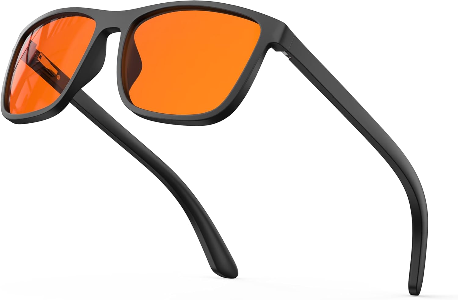 Bloomoak Orange Reading Blue Light Glasses,Computer Readers with Magnification,Relieve Eye Strain &Improve Sleep