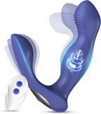 Anal Sex Toy Prostate Massager Vibrator with Remote Control, Adult Sex Toys and Games, Butterfly Vibrators for Perineum & Prostate Massage, Rotating & Vibrating Butt Dildo Anal Plug Male Prostate Toy