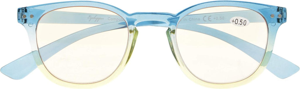CessBlu Ladies Blue Light Filter Glasses Stylish Computer Eyeglasses for Women Reading