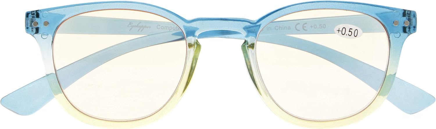 CessBlu Ladies Blue Light Filter Glasses Stylish Computer Eyeglasses for Women Reading
