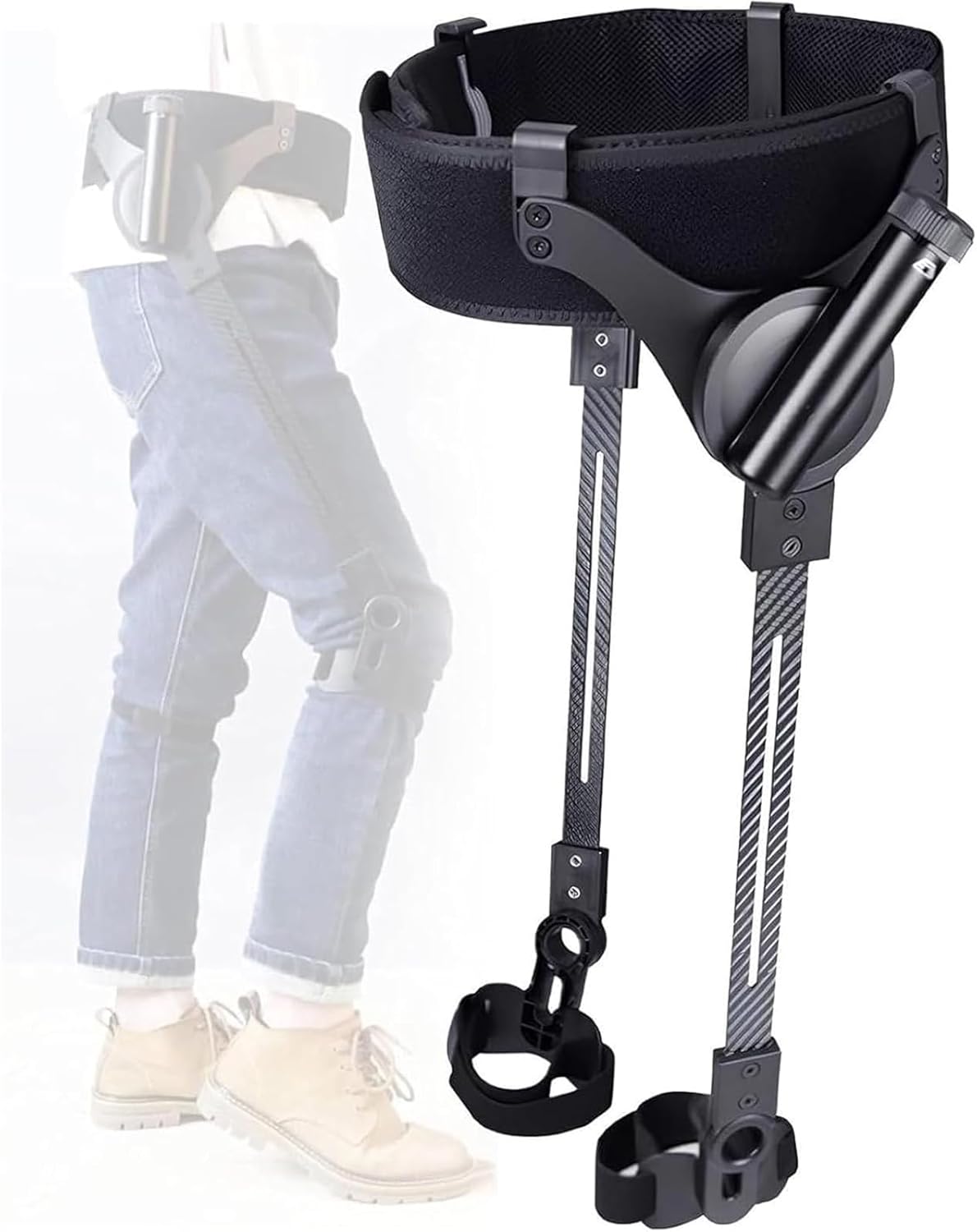 Exoskeleton Legs Walking Aid Bionic Body Power Walking Aids,Leg Walking Training Mobility Walking Aid for Adults Elderly Mobility Injury Knee Bothlegs M