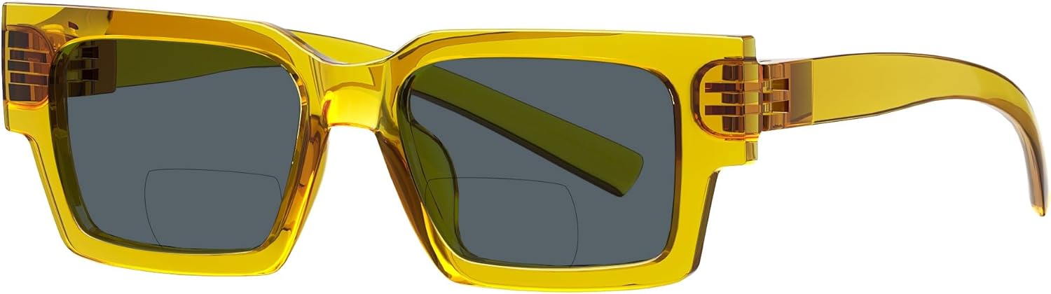 Eyekepper 6-Pack Bifocal Reading Sunglasses for Men and Women – Metalless, Screwless Spring Hinges, Sunshine Readers