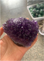 Health & Household Natural Amethyst Cluster Mineral Quartz Crystal Druse Specimen Healing