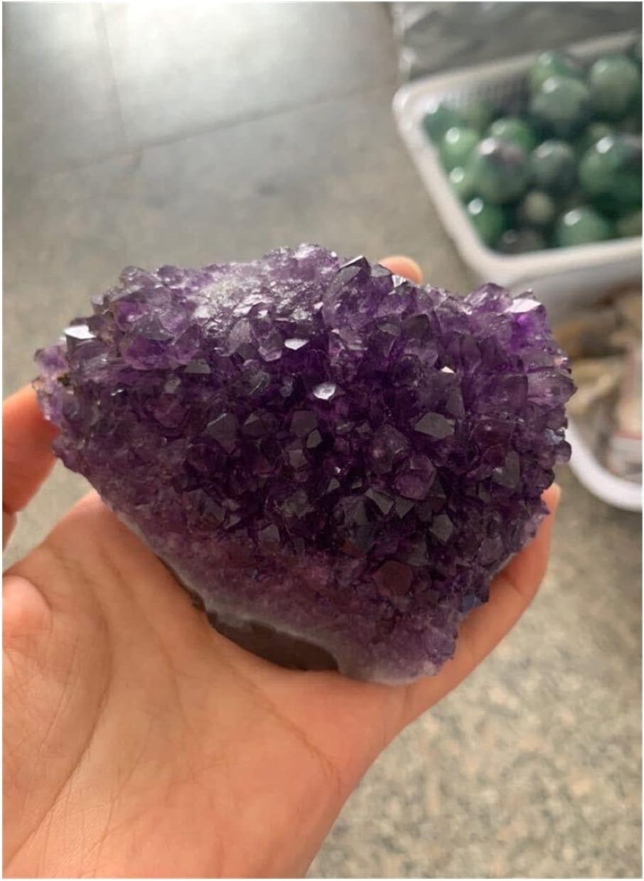 Health & Household Natural Amethyst Cluster Mineral Quartz Crystal Druse Specimen Healing