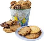 Carolina Cookie Company Tulip Flower Cookie Gift Bucket, 18 Assorted Gourmet Cookies, Mother’s Day Cookie