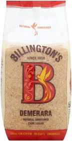 Billington's Natural Demerara Unrefined Cane Sugar (1Kg)