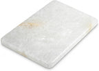 Natural White Quartz Cutting Board - 11.8" x 7.9" x 0.7" Translucent Stone Pastry Board for Baking & Chocolate, Elegant Quartz Cheese Plate & Serving Tray, Unique Housewarming Gift