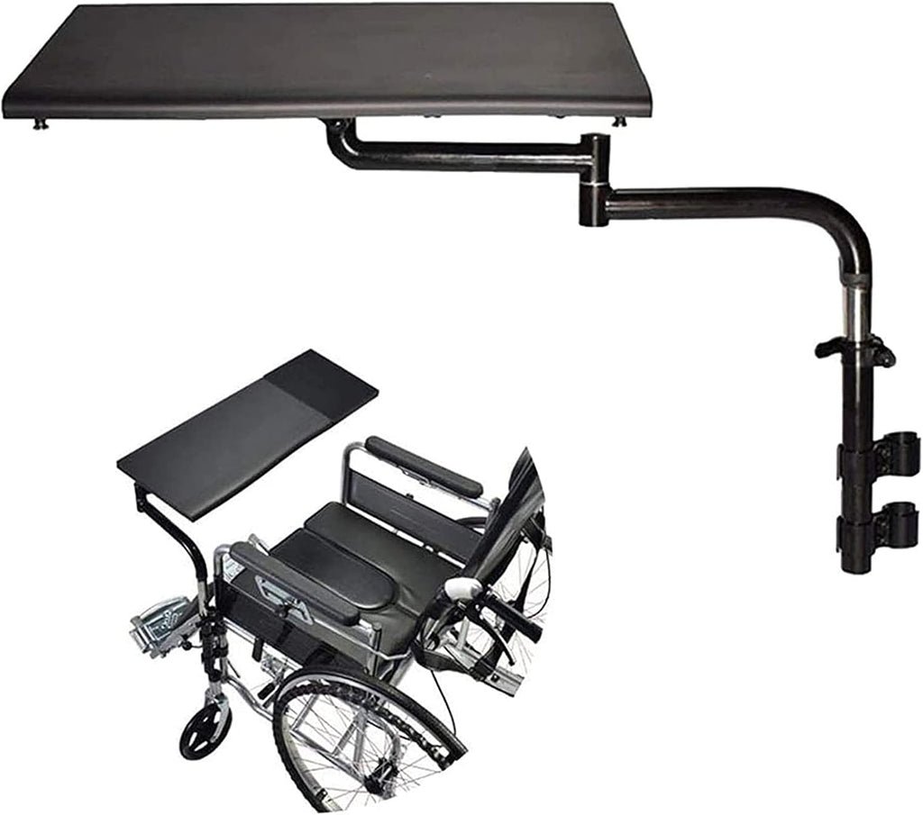 Wheelchair Lap Tray - Adjustable Height, Portable Desk for Elderly and Patients - Ideal for Writing, Reading, Eating and Resting - Wheelchair Accessories
