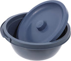 Beaupretty Portable Nighttime Urinal Pot with Lid Spill Proof Design for Elderly Adults Kids Home Hospital Car Camping 11.02X11.02X4.72 Inch