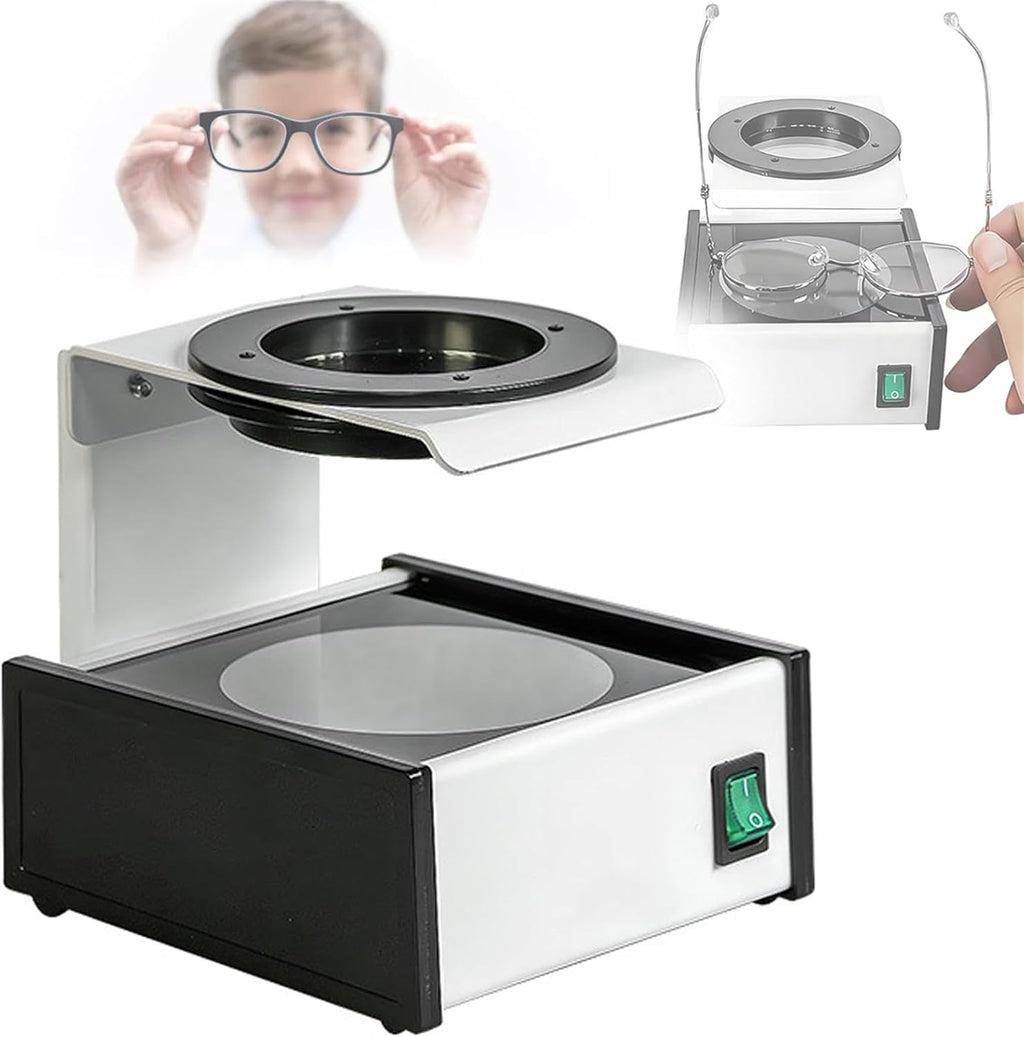 Glasses Lens Stress Tester Machine, Crystal Lens Detector, Polarized Stress Meter, Measuring Stress and Strain in Lenses