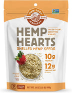 Manitoba Harvest Hemp Hearts, Shelled Hemp Seeds - 24oz - 10g Plant Protein & 12g Omega 3 & 6 per 30g serving - Easy to Digest with 9 Amino Acids - Gluten Free, Non-GMO Project Verified