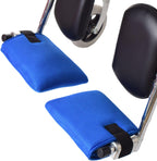 1 Pair Elderly Wheelchair Footrest Cover, Non-Slip Footplate Protector Pad, Soft Leg Rest Cushion, Wheelchair Foot Rest Cover for Prevent Foot and Pedal Being Scratched