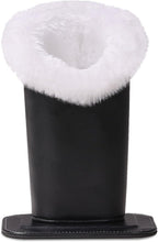MoKo Eyeglasses Holder, Modern Velvet Plush Lined PU Leather Household Magnetic Holder Protective
