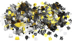 Black Happy Birthday Confetti Glitter Gold 16 Confetti Sprinkles Diamond Table Scatter for 16th Birthday Party Decorations