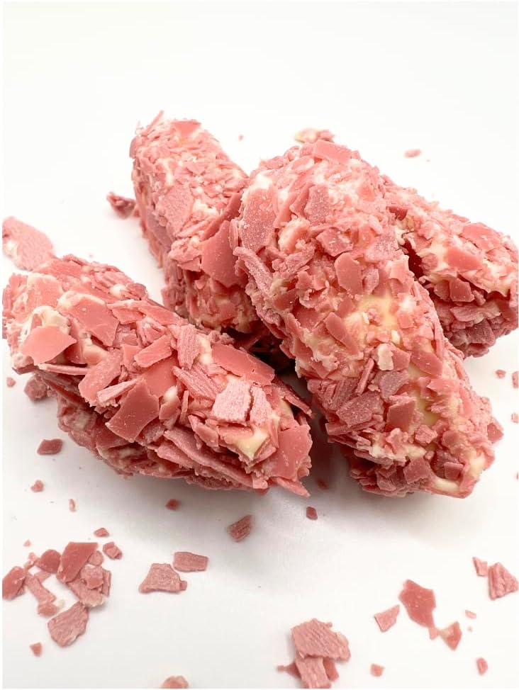 Hamlet Belgian Chocolate Ruby Flake Truffles | 12 Pieces, 150g Gift Box | Creamy White Chocolate Filling | Imported from Belgium