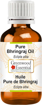 Greenwood Essential Pure Bhringraj Oil (Eclipta alba) Natural Therapeutic Grade 50ml (1.69 oz)