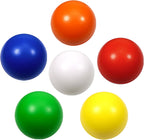 TOAOB Stress Relief Balls Non-Toxic Squeeze 6 Pack 2.5 Inch Colorful Foam Balls for Kids and Adults Hand Exercise Squishy Relief Toys for Anxiety ADHD Autism