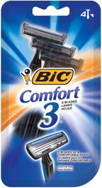 Bic Shaver Mens Comfort 3 (4 Count) (Pack of 6)