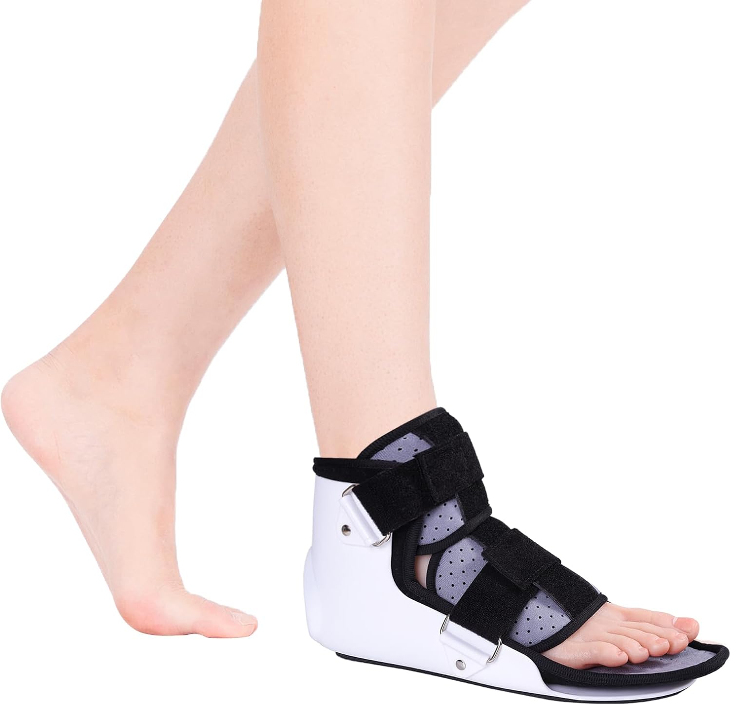 Walking Boot for Broken Toe Injuries, Sprained Ankles, Metatarsal Stress, Post-Op Support Right Foot Fracture Shoe Fits Men and Women, Stable Ankle Joints Postoperative Recovery Pain Relief