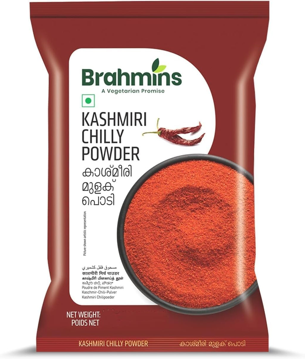 Kashmiri Red Chilli Powder Kerala Spices Brahmins 250gms Spicerange.com