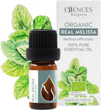 Essences Bulgaria Organic Real Melissa Essential Oil 1/6 Fl Oz | 5ml | Melissa Officinalis | 100% Pure and Natural | Undiluted | Therapeutic Grade | Family Owned Farm | Steam-Distilled | Non-GMO