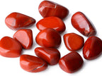 DUQGUHO Red Jasper Healing Crystals Stones Set Natural Tumbled Polished Irregular Pebble Stones Fish Tank Rocks 0.45 lbs
