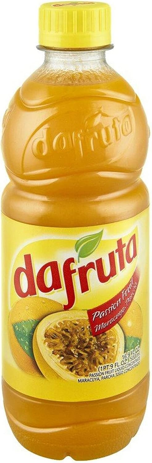 DaFruta - Passion Fruit Concentrate Juice - Suco de Maracuja Concentrado -16.9 Fl.Oz. (500ml)
