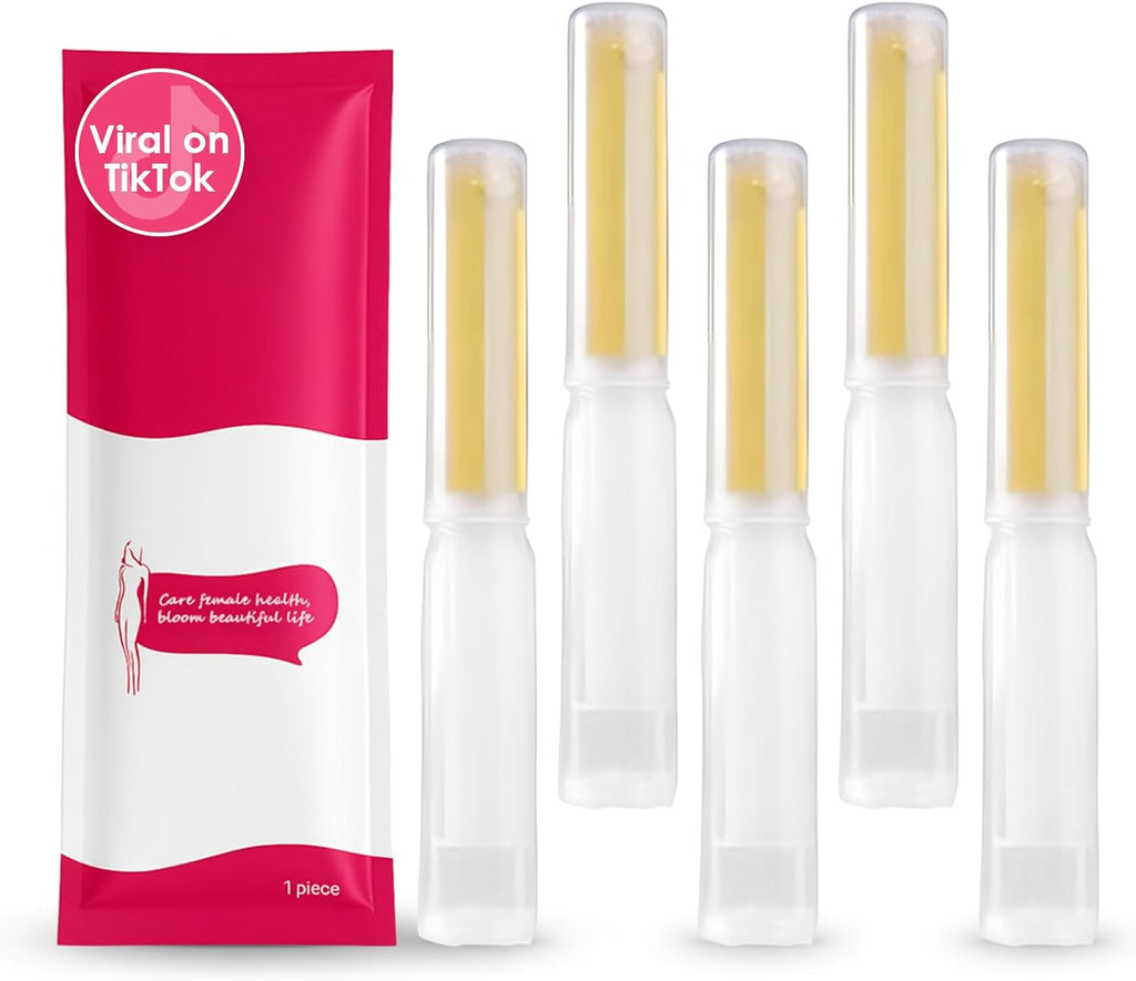 Women's Intimate Care Gel – Enhances Firm Feel & Comfort | Probiotic & Herbal Formula | pH Balanced Daily Hygiene & Odor Control | Gentle Moisturizing Feminine Wash with Applicator (5 PACK)