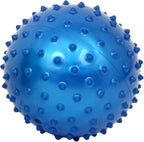 Fun and Function – Spiky Tactile Balls – Bumpy, Textured, Tactile Sensory Balls for Kids Ages 3+ – 5 Inch – Blue