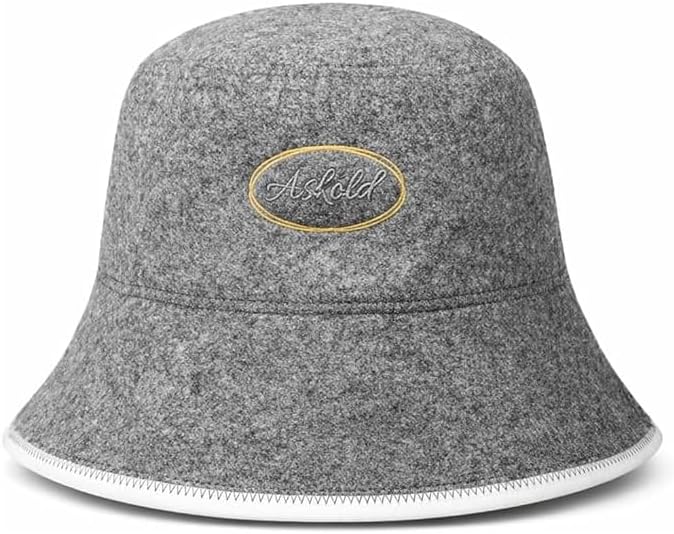 ASKOLD Sauna Hat for Women and Men - Natural Wool Sauna Bucket Cap to Protect Hair, Finnish Felt Banya Hat Sauna Accessories
