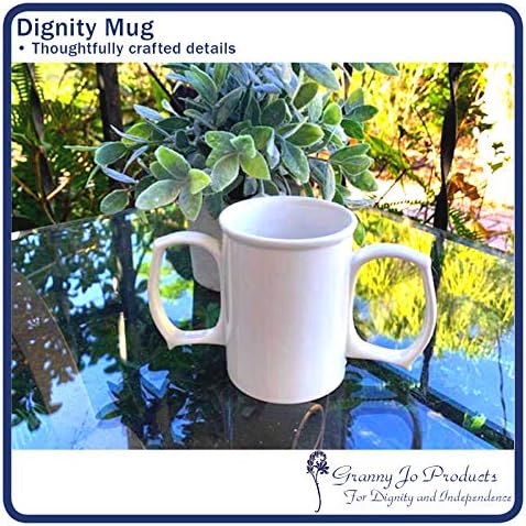 Granny Jo Products Dignity Mug, Off White