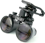 2.5X 3.5X Binocular Loupes Professional Portable Optical Dental Loupes Dentist Surgical Magnifier Magnifying Glass Clip On Type Eyepieces (2.5X-R)