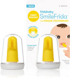 Frida Baby Baby's First Finger Toothbrush with Storage Case, 3 Months and Up, 1pk