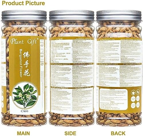 Dried Bergamot Flower 2.82oz/80g 佛手花 No Additives, Sulfur Free, Chinese Dried Herbs Angelica Sinensis Dong Quai Natural Herbal Tea