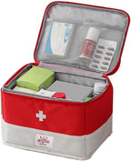 Travel Medicine Bag Organizer, Medical Bag Empty, for Home, Travel, Camping, Car, Hiking & Outdoor Emergencies, Emergency Medical Kits