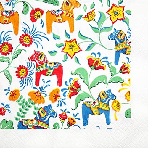 Dalahorse & Kurbits Paper Luncheon Napkin