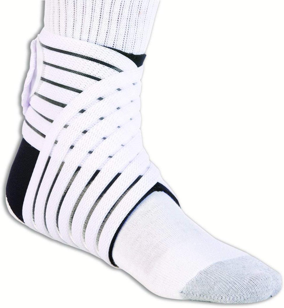 Pro-Tec Athletics Ankle Wrap, Adjustable Stability and Compression with Figure-8 Elastic Wrap and Neoprene Sleeve