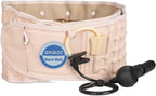 Decompression Belt - Inflatable Spinal Traction Brace for Lumbar Support and Lower Back Pain, Back Reliever for Men and Women, Beige (29-49 Inch Waist)