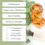Organic Pu-erh Loose Leaf Tea - 2 oz Bag (approx. 30 servings) | Full Leaf Tea Co.